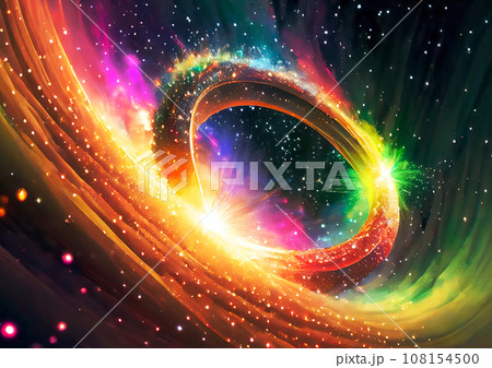 螺旋状に渦巻く抽象的な世界-生成ai 螺旋状に渦巻く抽象的な世界-生成ai 108154500