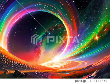 幻想的な銀河-生成ai 幻想的な銀河-生成ai 108155630