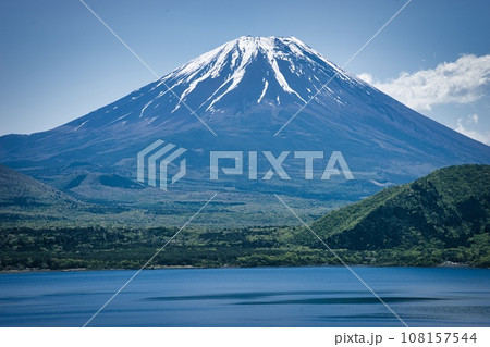 浩庵キャンプ場からみた富士山 108157544