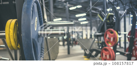 Weight in a gym Weight in a gym 108157817