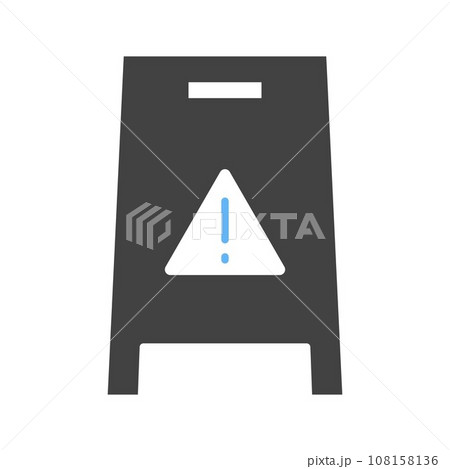 Wet Floor icon vector image. Wet Floor icon vector image. 108158136