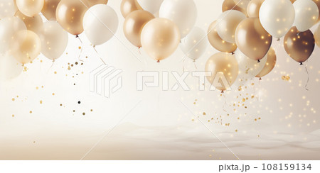 Abstract Shiny Luxury Frame, Brown and Gold Color, Premium gift design, Party, invitation card, copy space for text, word 108159134