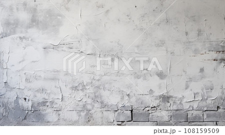 Abstract brick wall Old stained stucco texture, copy space 108159509