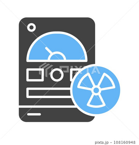 Dosimeter icon vector image. 108160948