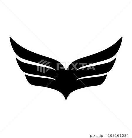 Wing falcon bird  Logo Template vector 108161084