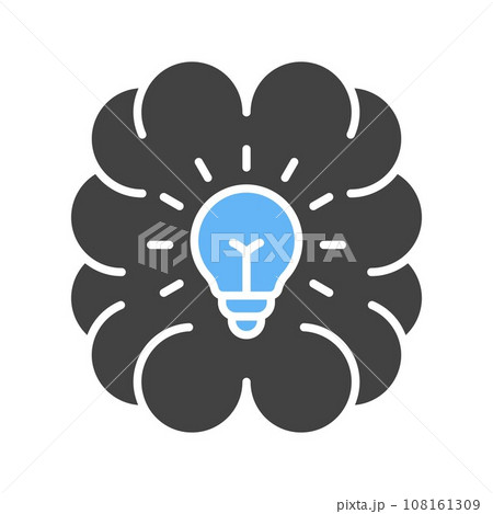 Brainstorming icon vector image. Brainstorming icon vector image. 108161309