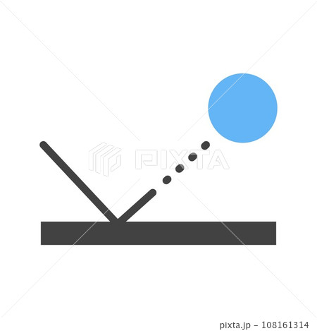 Bounce icon vector image. Bounce icon vector image. 108161314