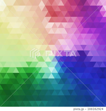 color triangular background. presentation...のイラスト素材 [108162924] - PIXTA