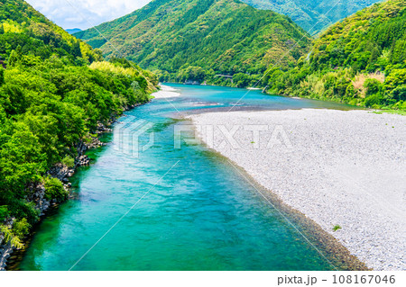 高知　仁淀川の清流 108167046