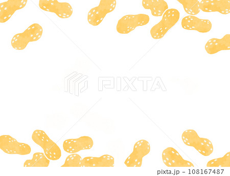 ナチュラル落花生の背景素材	 108167487
