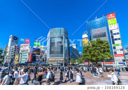 日本の東京都市景観 10月・全国平均/6週連続減↓…ハロウィン迫る…賑わう渋谷…=26日 日本の東京都市景観 10月・全国平均/6週連続減↓…ハロウィン迫る…賑わう渋谷…=26日 108169128