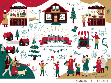 クリスマスを楽しむ人達 クリスマスを楽しむ人達 108169301