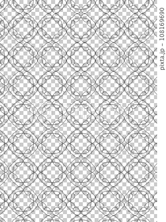 Retro floral tiling pattern 108169690