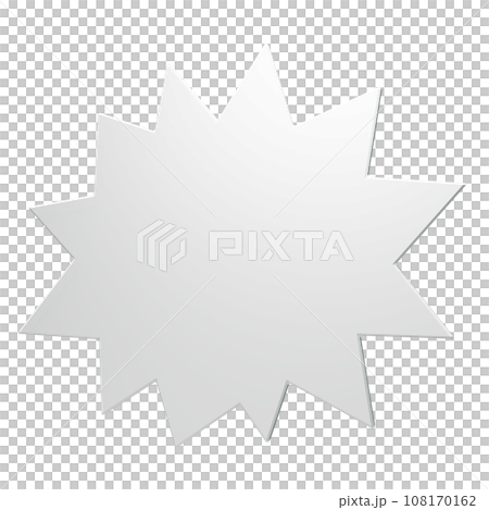 Simple 3D speech bubble Simple 3D speech bubble 108170162