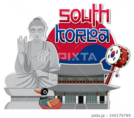 Korean element nation tradition symbol 108170789