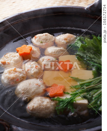 鶏団子鍋 スタジオ撮影 鶏団子鍋 スタジオ撮影 108172754