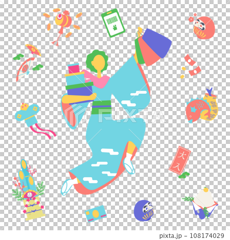 新年期間享受購物的男人 108174029