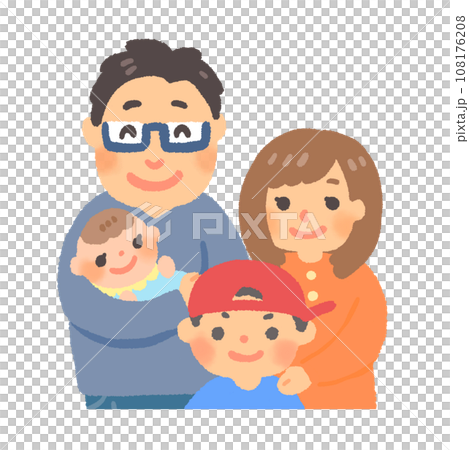 Happy family illustration 108176208