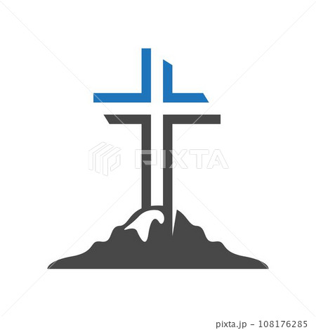 Church symbol logo design 108176285