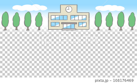 School and schoolyard 3 School and schoolyard 3 108176469