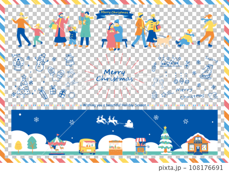 クリスマスを楽しむ人達 クリスマスを楽しむ人達 108176691