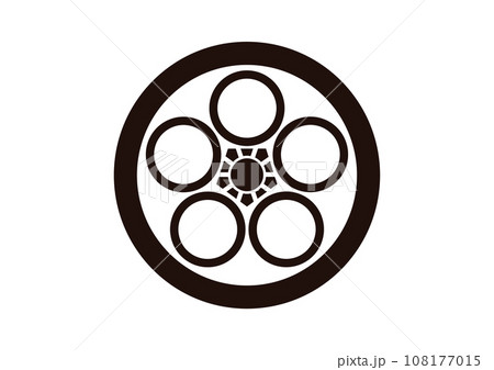 丸に中陰梅鉢 丸に中陰梅鉢 108177015