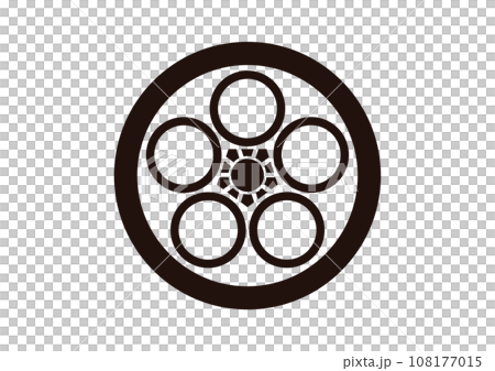丸に中陰梅鉢 丸に中陰梅鉢 108177015