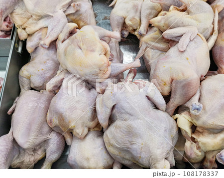 Raw chickens Raw chickens 108178337