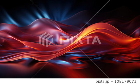 Abstract thin red lines on a black background Abstract thin red lines on a black background 108179073