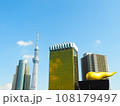 高層ビルと東京スカイツリー 108179497