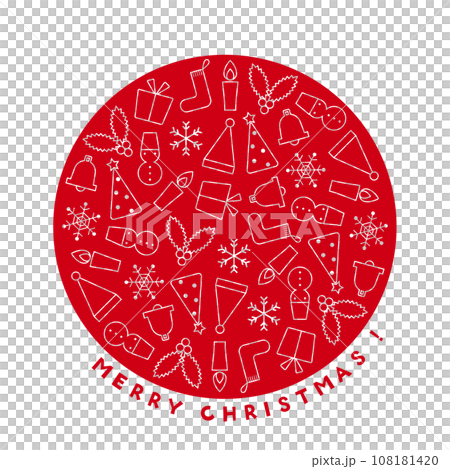 Christmas motifs | Card illustration materials Christmas motifs | Card illustration materials 108181420
