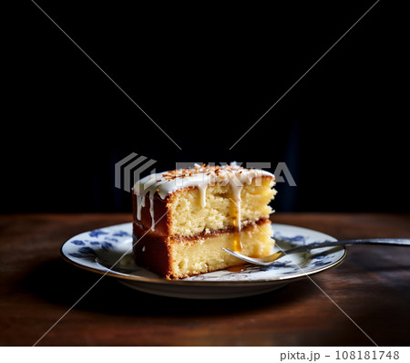 Homemade round sponge Brown Butter cake Homemade round sponge Brown Butter cake 108181748
