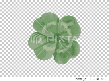Simple four leaf clover illustration Simple four leaf clover illustration 108181869