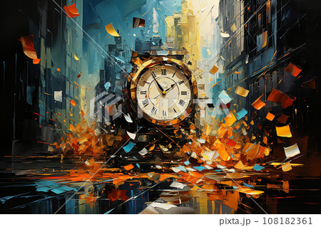 ファイナンスの抽象美学「AI生成画像」 108182361