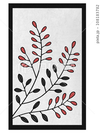 花札　萩のカス 108183782