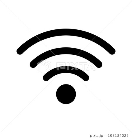 Wi-Fiのシグナル Wi-Fiのシグナル 108184025