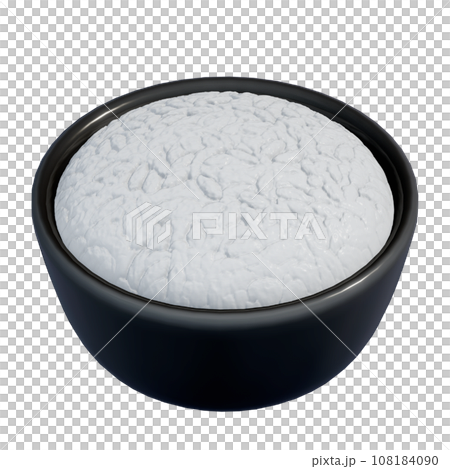 Shabu-shabu 3d illustration , Rice 108184090
