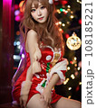クリスマス　イラスト　サンタコス　コスプレ　美女　Xmas 108185221