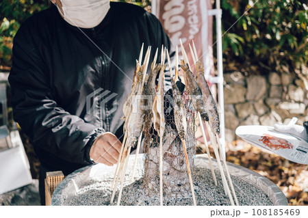 鮎の塩焼き 108185469