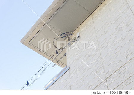 電気の引き込み　住宅 引き込み線 108186605