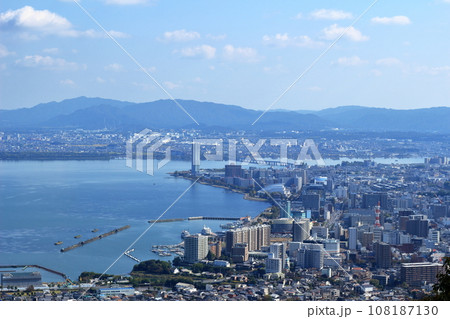 滋賀県 大津市街地の風景 滋賀県 大津市街地の風景 108187130