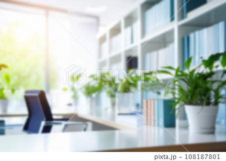 Beautiful blurred light modern office background. 108187801
