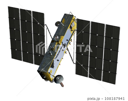 GLONASS-K2 satellite isolated on transparency background 108187941