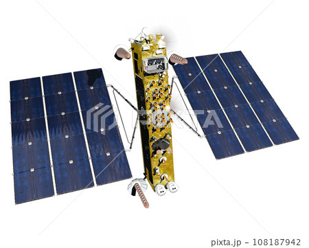 GLONASS-K2 satellite isolated on transparency background 108187942