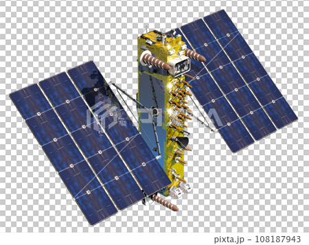 GLONASS-K2 satellite isolated on transparency background 108187943