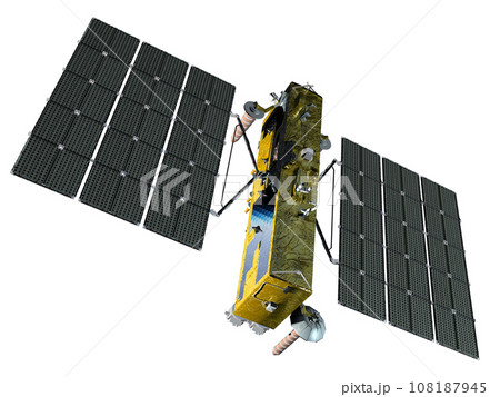 GLONASS-K2 satellite isolated on transparency background 108187945