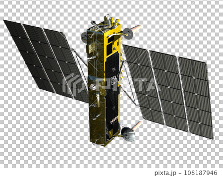GLONASS-K2 satellite isolated on transparency background GLONASS-K2 satellite isolated on transparency background 108187946