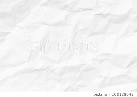 Grunge wrinkled white color paper textured background with copy space 108188645