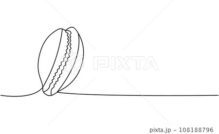 Underwater shell one line continuous drawing. Tropical underwater shell continuous one line illustration. Vector minimalist linear illustration. Underwater shell one line continuous drawing. Tropical underwater shell continuous one line illustration. Vector minimalist linear illustration. 108188796