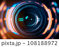 Video camera lens. Generative AI 108188972